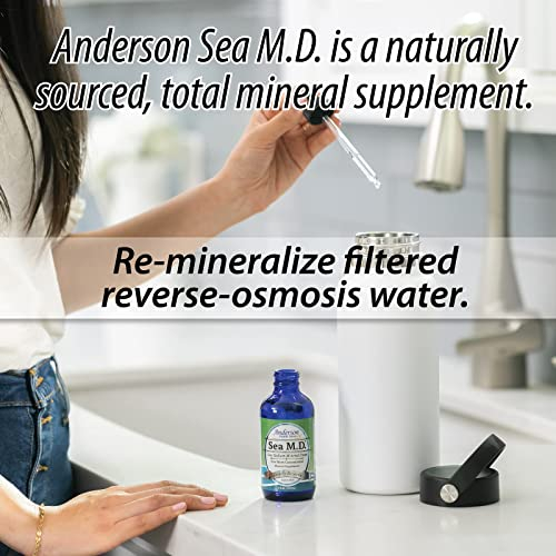 Foto 3 pulgar | Suplemento Mineral Drops Anderson's Sea M.d. 120 Ml - Venta Internacional.