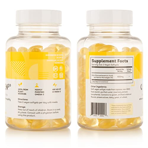 Foto 3 pulgar | Suplemento Nutru O-mega-zen3 Vegan Omega 3 Dha 400 Mg 120 Sof - Venta Internacional.