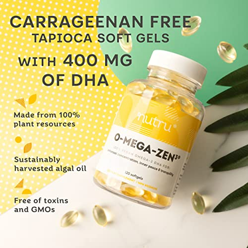 Foto 6 pulgar | Suplemento Nutru O-mega-zen3 Vegan Omega 3 Dha 400 Mg 120 Sof - Venta Internacional.