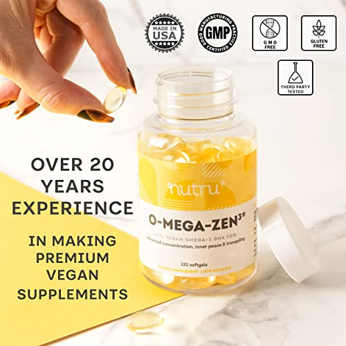 Foto 7 pulgar | Suplemento Nutru O-mega-zen3 Vegan Omega 3 Dha 400 Mg 120 Sof - Venta Internacional.