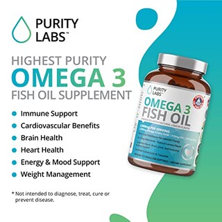 Foto 5 | Suplementos De Aceite De Pescado Omega 3 De Purity Labs, 3000 Mg, 180 Cápsulas Blandas - Venta Internacional.