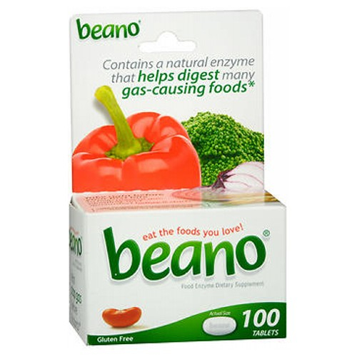 Foto 2 pulgar | Suplemento Dietético Beano Food Enzyme Tablets 100 Tabletas - Venta Internacional.