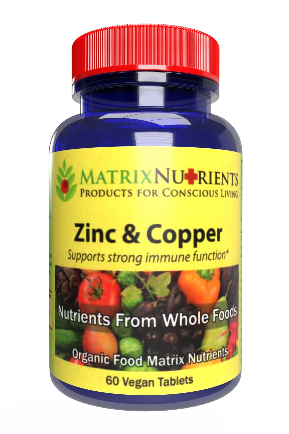 Foto 2 pulgar | Suplemento Matrix Nutrients De Zinc Y Cobre - Venta Internacional.
