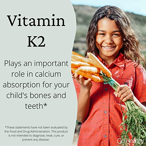 Foto 7 pulgar | Suplemento Go Healthy Kids De Vitamina D3 Y K2, 1000 Ui, 30 Porciones - Venta Internacional.