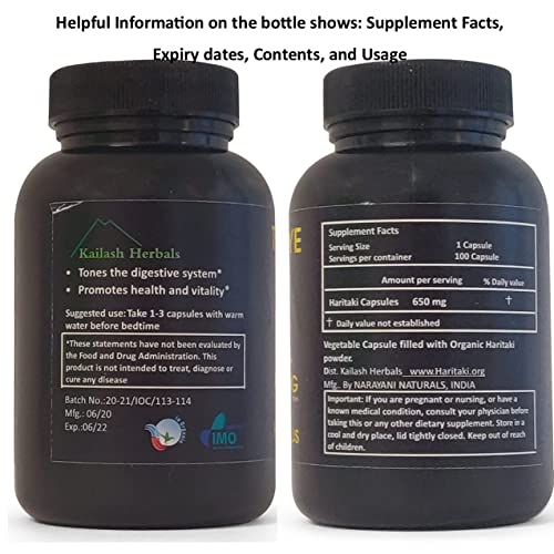 Foto 7 pulgar | Suplemento Kailash Herbals Third Eye Awakening Haritaki 650 Ml - Venta Internacional.