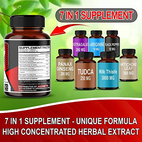 Foto 4 pulgar | Suplemento Ácido Tauroursodesoxicólico Aumeto Tudca 4260 Mg - Venta Internacional.