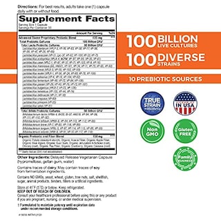 Foto 2 | Suplemento Vital Planet Vital Flora Advanced Probiotic 100b - Venta Internacional.
