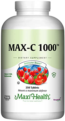 Foto 2 pulgar | Suplemento Maxi-health Max De Vitamina C De 1000 Mg Con Bioflavonoides - Venta Internacional.