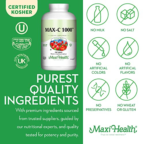 Foto 5 pulgar | Suplemento Maxi-health Max De Vitamina C De 1000 Mg Con Bioflavonoides - Venta Internacional.
