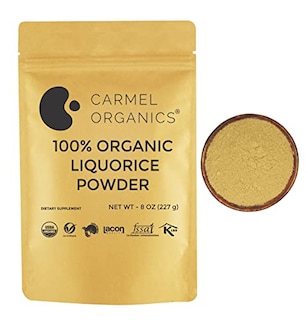 Foto 1 | Raíz De Regaliz En Polvo Carmel Organics 250 Ml - Venta Internacional.