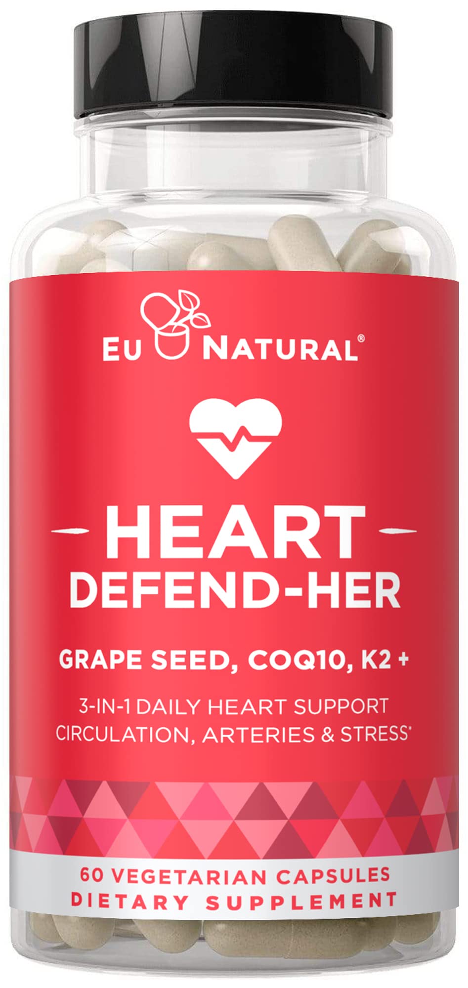 Foto 2 pulgar | Suplemento Eu Natural Heart Defend-her Women's Heart Health - Venta Internacional.
