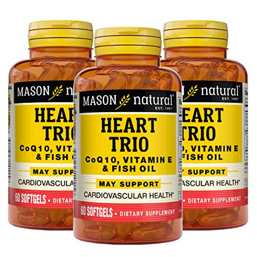 Foto 2 pulgar | Suplemento Mason Natural Heart Trio Co Q10, Vitamina E Y Pescado - Venta Internacional.