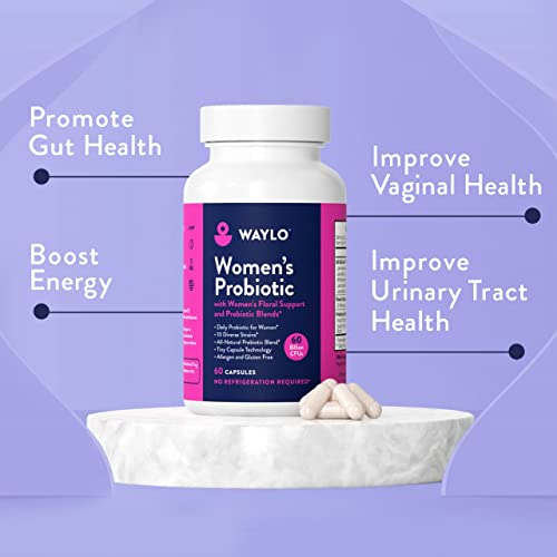 Foto 7 pulgar | Probiotics Waylo En Cápsulas Diminutas Para Mujer, 60 Cfu Con Prebiótico - Venta Internacional.