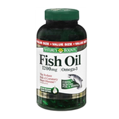 Foto 1 | Aceite de Pescado Supplement Nature's Bounty 180 Cápsulas paquete De 2 - Venta Internacional