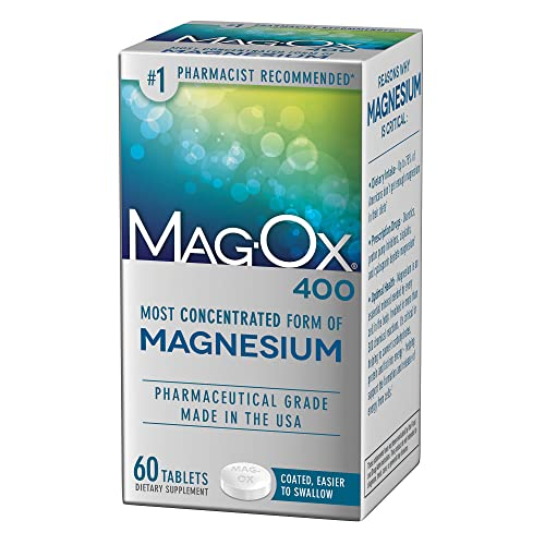 Foto 2 pulgar | Suplemento Mag-ox 400 Mag-ox 400 Magnesio Mineral 483 Mg 60 Comprimidos - Venta Internacional.