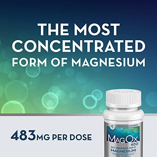 Foto 5 pulgar | Suplemento Mag-ox 400 Mag-ox 400 Magnesio Mineral 483 Mg 60 Comprimidos - Venta Internacional.