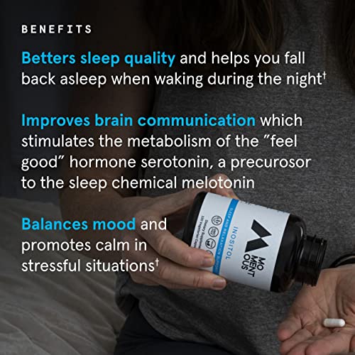 Foto 4 pulgar | Suplemento Momentous Huberman Stack De Inositol, 60 Porciones - Venta Internacional.