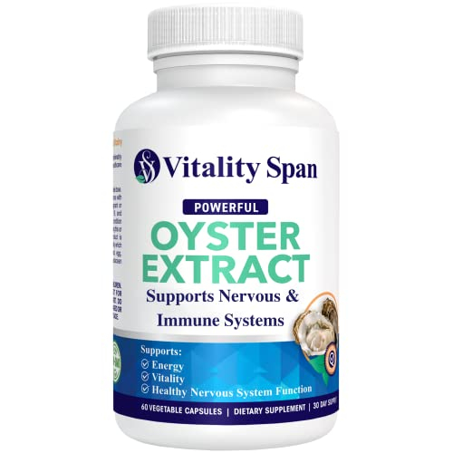 Foto 2 pulgar | Suplemento Vitality Span Con Extracto De Ostra, 500 Mg, 60 Cápsulas Vegetarianas - Venta Internacional.