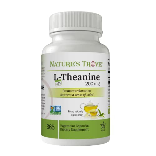 Foto 2 pulgar | Suplemento Nature's Trove L-teanina 200 Mg 365 Cápsulas - Venta Internacional.