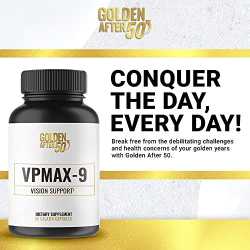 Foto 4 pulgar | Suplemento Golden After 50 Vpmax-9 Vision Support, 3 Botellas - Venta Internacional.