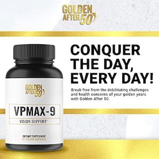 Foto 3 | Suplemento Golden After 50 Vpmax-9 Vision Support, 3 Botellas - Venta Internacional.