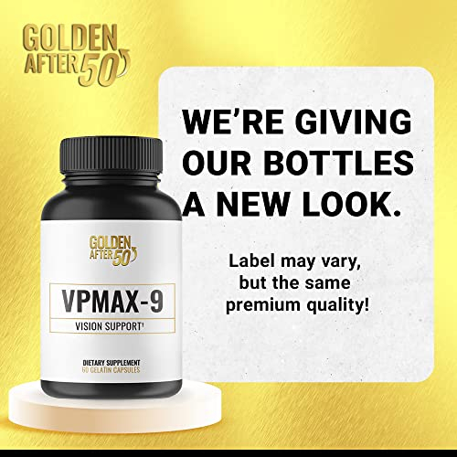 Foto 6 pulgar | Suplemento Golden After 50 Vpmax-9 Vision Support, 3 Botellas - Venta Internacional.