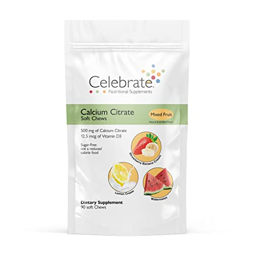 Foto 2 pulgar | Supplement Celebrate Vitamins Soft Chews 500 Con Citrato De Calcio - Venta Internacional.