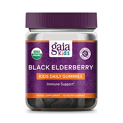 Foto 2 pulgar | Gomitas Gaia Herbs Gaiakids Black Elderberry Daily 40 Unidades - Venta Internacional.