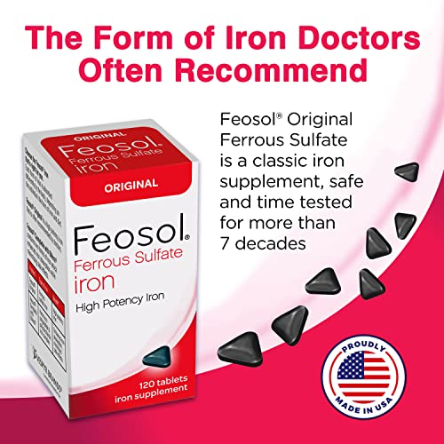 Foto 3 | Suplemento De Hierro Feosol Original 325 Mg De Sulfato Ferroso - Venta Internacional.