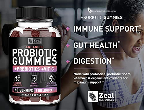Foto 4 pulgar | Gomitas Probióticas Zeal Naturals Con 5 Mil Millones De Cfu Para Adultos/ - Venta Internacional.