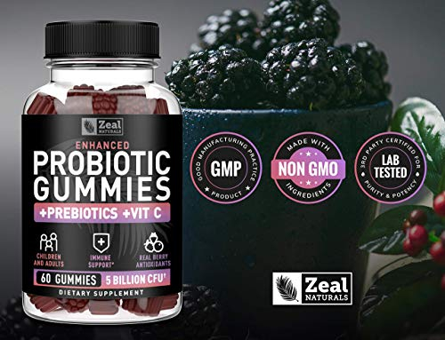 Foto 6 pulgar | Gomitas Probióticas Zeal Naturals Con 5 Mil Millones De Cfu Para Adultos/ - Venta Internacional.