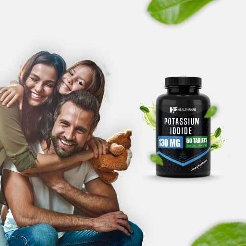 Foto 7 pulgar | Tabletas De Yoduro De Potasio Supplement Healthfare De 130 Mg (120) - Venta Internacional.