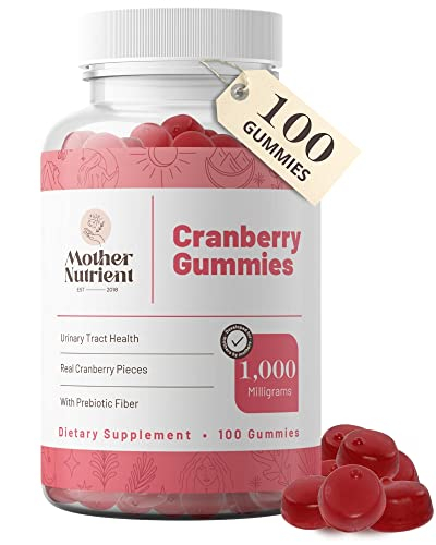 Gominolas De Arándano Mother Nutrient De 1000 Mg, 100 Gomitas Puras - Venta Internacional.