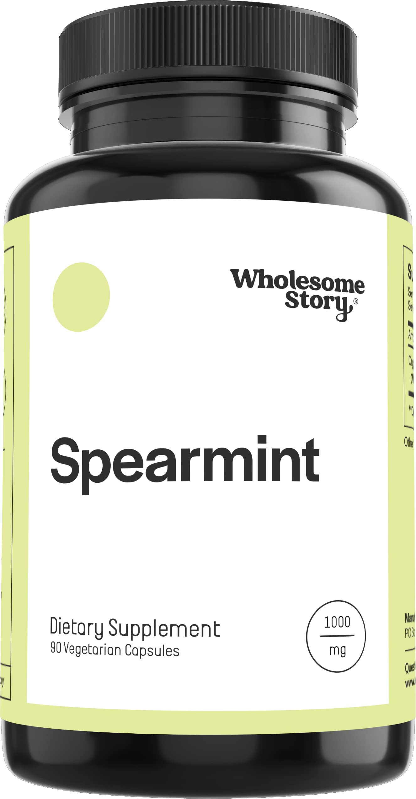 Foto 1 | Suplementos De Menta Verde Orgánica Wholesome Story 1000 Mg X90 - Venta Internacional.