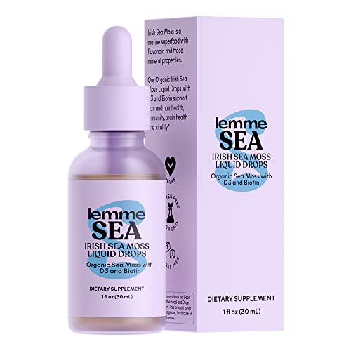 Foto 3 pulgar | Suplemento Lemme Irish Sea Moss, Gotas Líquidas Orgánicas, 30 Ml - Venta Internacional.