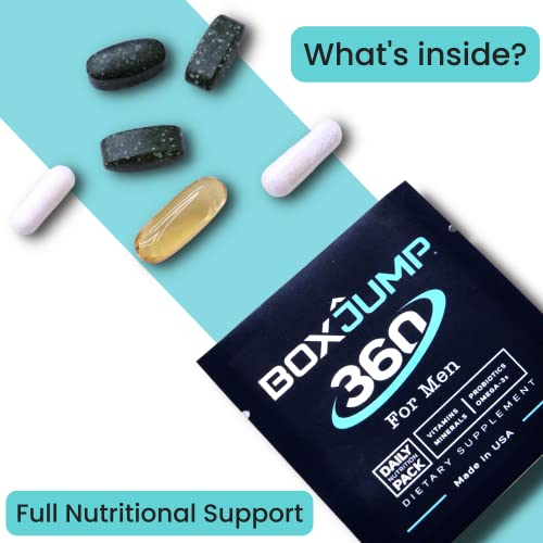 Foto 3 pulgar | Multivitamínico Diario Made Man Boxjump 360 Para Hombres, Suplemento De 30 Días - Venta Internacional.