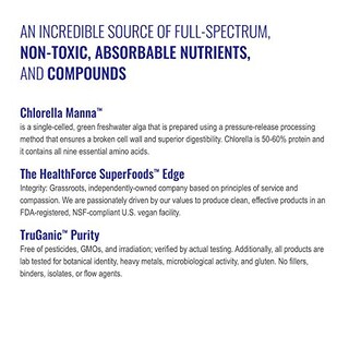 Foto 5 | Suplemento Healthforce Superfoods Chlorella Manna 1200 Cápsulas - Venta Internacional.