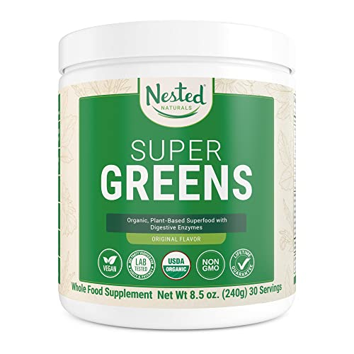 Suplemento Nested Naturals Super Greens Original, 30 Porciones - Venta Internacional.