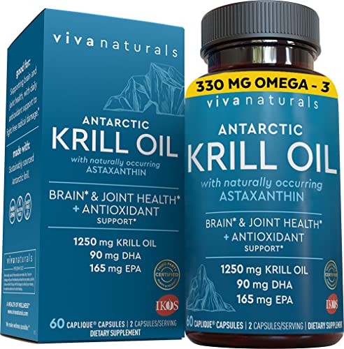 Foto 2 pulgar | Suplemento De Aceite De Krill Viva Naturals 1250 Mg Con Astaxantina 60  - Venta Internacional.