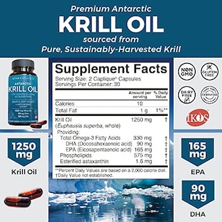 Foto 7 | Suplemento De Aceite De Krill Viva Naturals 1250 Mg Con Astaxantina 60 - Venta Internacional.