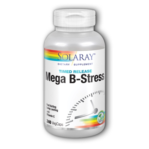 Foto 1 | Suplemento Solaray Mega B-stress 240 Cápsulas - Venta Internacional.