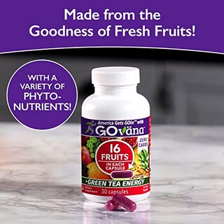 Foto 2 | Suplemento De Fitonutrientes De Frutas Y Verduras Govana Y Vitamina B12 - Venta Internacional.