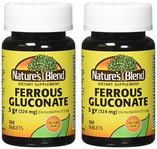 Foto 3 pulgar | Suplemento Nacional De Gluconato Ferroso De Vitamina D 324 Mg 100 Comprimidos - Venta Internacional.