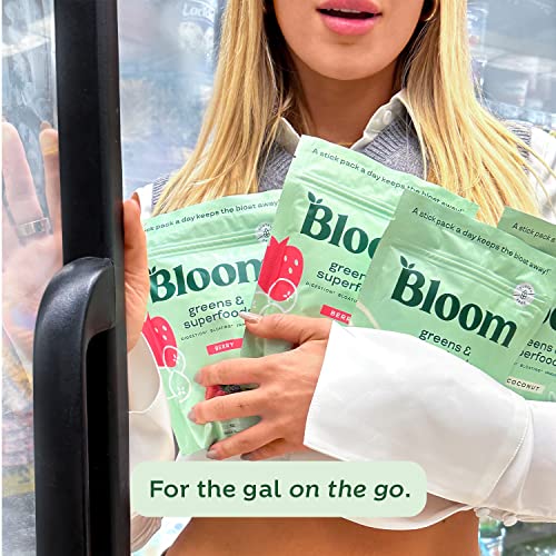 Foto 5 pulgar | Mezcla De Batido En Polvo Super Greens Bloom Nutrition, 15 Unidades - Venta Internacional.