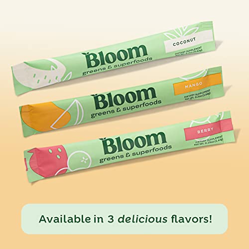 Foto 5 | Mezcla De Batido En Polvo Super Greens Bloom Nutrition, 15 Unidades - Venta Internacional.