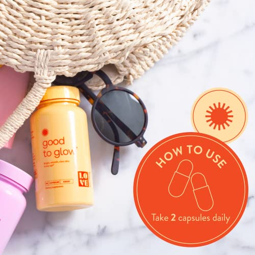Foto 5 | Suplemento Love Wellness Good To Glow Colágeno 60 Cápsulas - Venta Internacional.