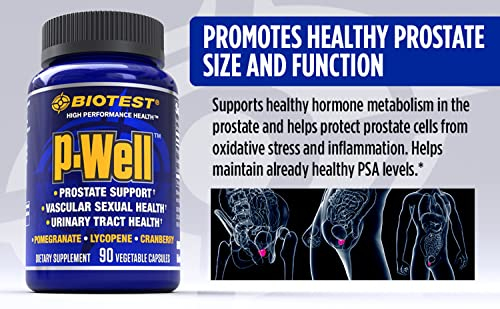 Foto 5 pulgar | Suplemento Biotest P-well Prostate Health 90 Cápsulas - Venta Internacional.