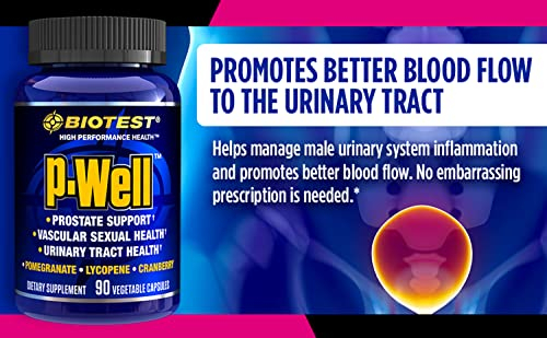 Foto 7 pulgar | Suplemento Biotest P-well Prostate Health 90 Cápsulas - Venta Internacional.