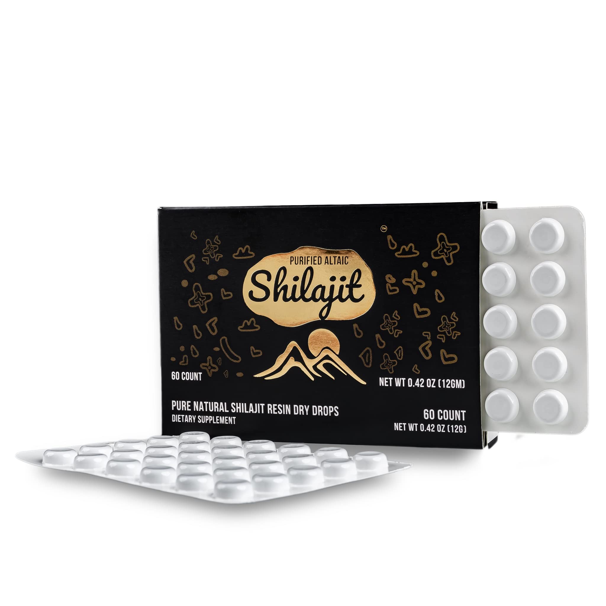 Foto 3 pulgar | Shilajit Puro En Gotas Secas Siberian Green Premium, 60 X 200 Mg - Venta Internacional.