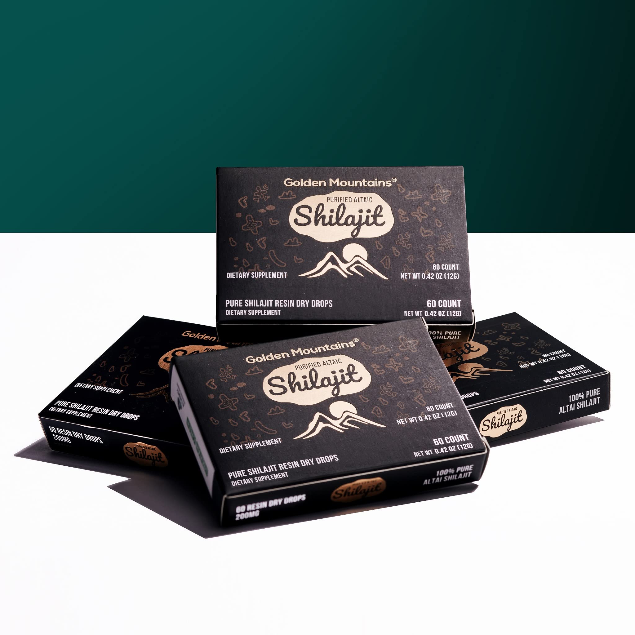 Foto 4 pulgar | Shilajit Puro En Gotas Secas Siberian Green Premium, 60 X 200 Mg - Venta Internacional.